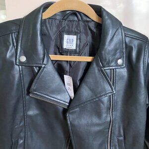 Gap Kids Faux-Leather Moto Jacket Brand New Size XXL (14-16)